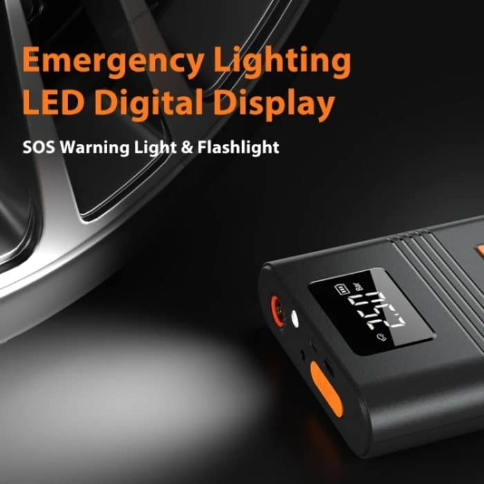 D7L 8800 mAh Multifunktionales Auto-Notstart-Netzteil, Luftpumpe, integrierte Maschine – Bild 9