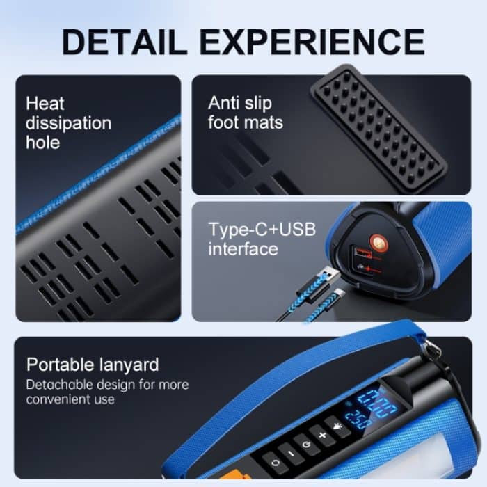 TS03C 6000 mAh + EVA-Tasche, Auto-Notstart-Stromversorgung, elektrische Luftpumpe, integrierte Maschine, niedrige Version – Bild 5