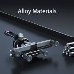 Auto-Knopf-Luftauslass, unsichtbarer Schwerkrafthalter aus Aluminiumlegierung – Bild 3