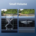 Auto-Knopf-Luftauslass, unsichtbarer Schwerkrafthalter aus Aluminiumlegierung – Bild 7