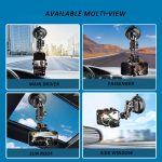 Auto-Universal-Overhead-Kamera-Saugnapf-Telefonhalter, kurze Ausführung mit Bluetooth-Fernbedienung – Bild 9