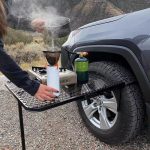 Auto Outdoor Camping Reifen Klappbarer tragbarer Metall-Esstisch