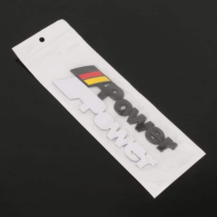 Auto-Deutschland-Flaggen-Stil, Power-Metal, personalisierte dekorative Aufkleber, Größe: 14 x 3 x 0,3 cm, Germany Flag Style Power – Bild 6
