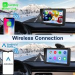 P701S 7 Zoll tragbares Touch-Display Wireless Car Navigator Smart CarPlay Bluetooth Rückfahrbild – Bild 2