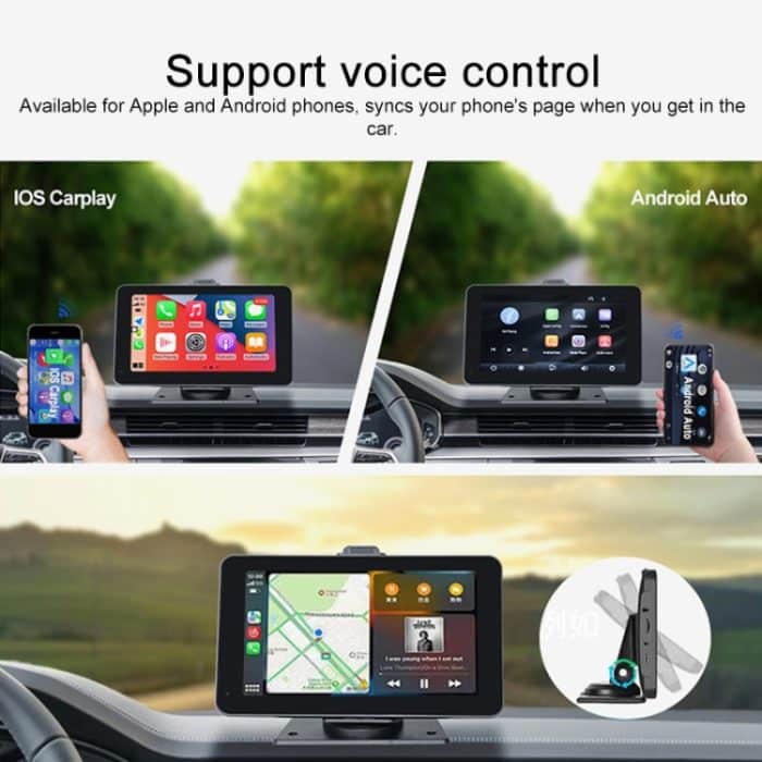 P703S 7 Zoll Wireless CarPlay Car Navigator Smart Driving Recorder – Bild 4