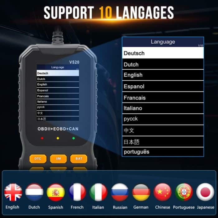 Tragbares tragbares Automotor-Fehlerdiagnosetool – Bild 9