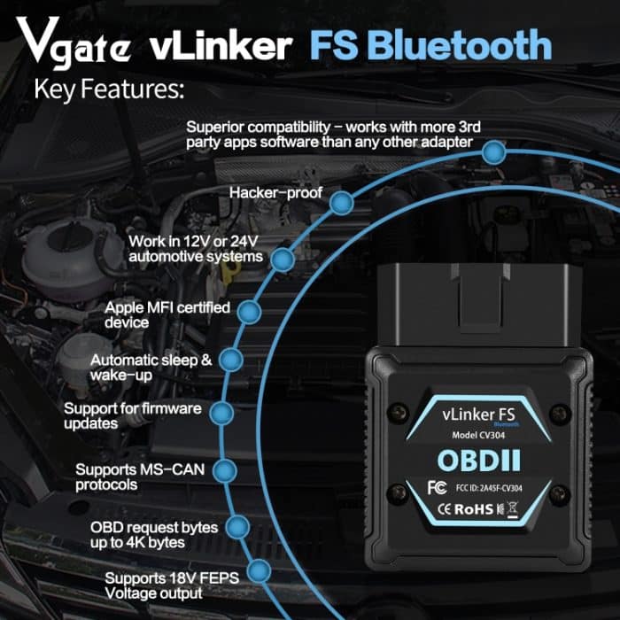OBD2 Bluetooth-Diagnosetool – Bild 7