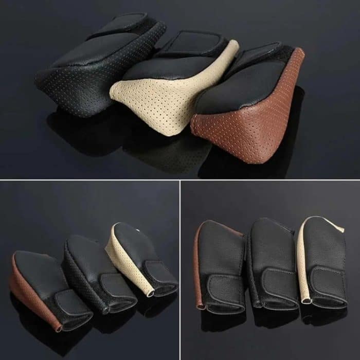 Universelle Auto-Schaltknauf-Schutzhülle aus PU-Leder, PU Cover, PU Leather Cover – Bild 3