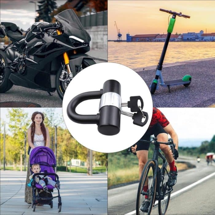 U-förmiges Motorrad-Batterie-Fahrrad-Anti-Hebel-Anti-Diebstahl-Schloss-Scheibenbremsen-Schloss – Bild 7