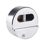 Anhängerschloss mit verstecktem Bügel und Schlüsseltürschloss – Bild 4