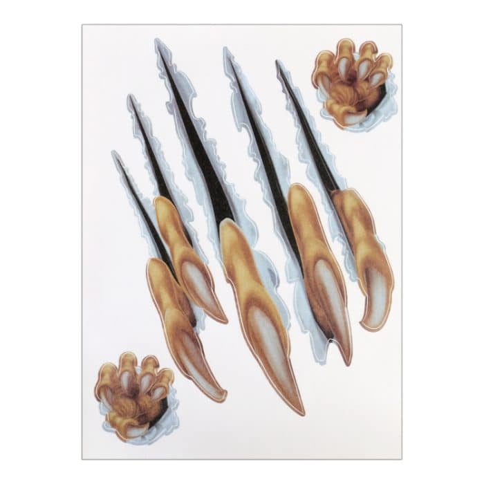 Selbstklebende personalisierte Kratzaufkleber aus PVC fürs Auto – Bild 2