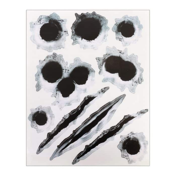 Selbstklebende personalisierte Einschussloch-Kratzer-Aufkleber aus PVC fürs Auto – Bild 2