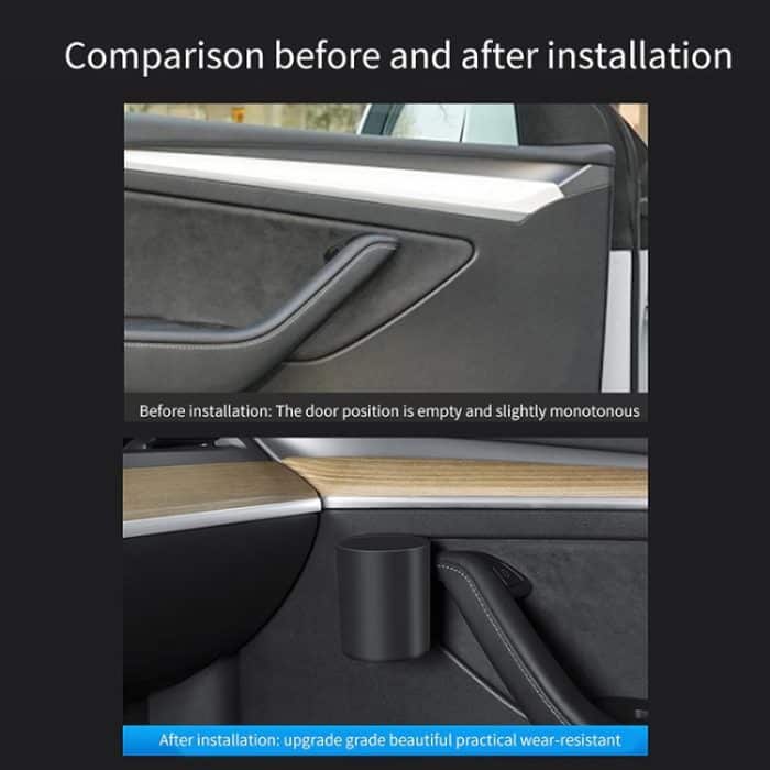 Für Tesla Model Y / 3 4 Teile/satz Autotür Wasserbecher Aufbewahrungshalter – Bild 4
