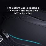 Für Tesla Model Y 2 Stück / Set Car Center Control Side Anti-Kick Pad – Bild 7
