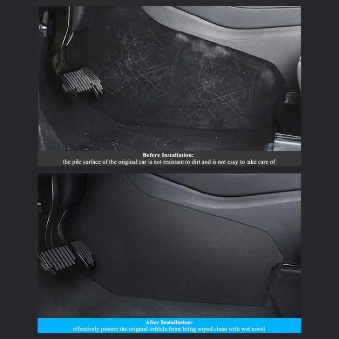 Für Tesla Model Y 2 Stück / Set Car Center Control Side Anti-Kick Pad – Bild 8