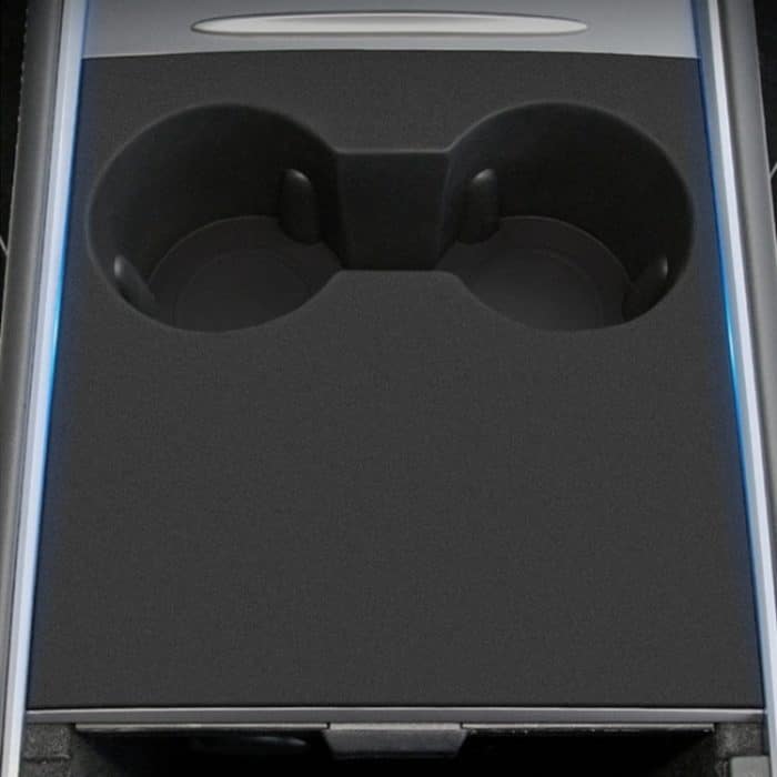 Für Tesla Model 3 / Y Car Center Console Wasserbecherhalter All-Inclusive-Schutzpolster, Water Cup Holder Pad – Bild 4