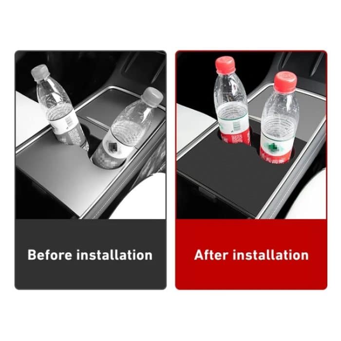 Für Tesla Model 3 / Y Car Center Console Wasserbecherhalter All-Inclusive-Schutzpolster, Water Cup Holder Pad – Bild 6