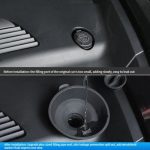 Für Tesla Model 3 / Y Autohaubenwischer Wasserschutztrichter Glas Wassereinfüllöffnung Trichter – Bild 7