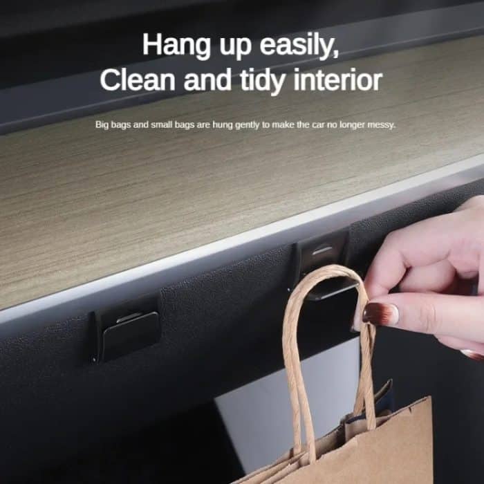 Für Tesla Model Y 2022-2023 Auto Co-Pilot Handschuhfach versteckter Haken – Bild 3