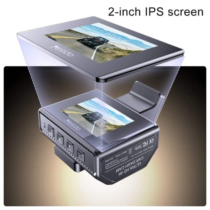 Yesido KM15 4K Dual-Dash-Kamera-Fahrrekorder – Bild 3