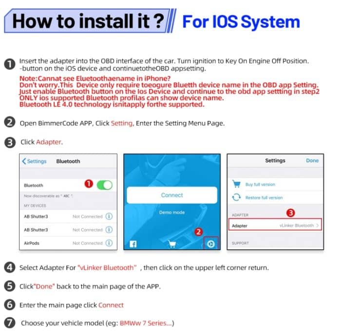 VLINKER BM+ V2.2 Bluetooth 4.0 Auto-OBD-Fehlerdiagnosedetektor – Bild 5