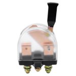 RV Yacht E-108 Battery High Current Power Off Main Switch, Transparent