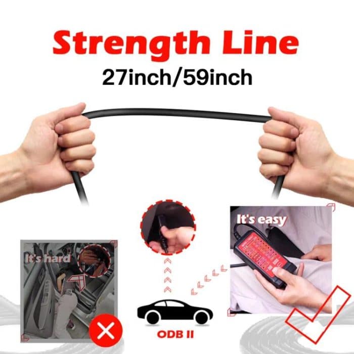 WOYO CTB007 CAN Tester Box 12V 24V OBD2 Breakout Box with 27 in / 59 in Cable Cable for All Car Automotive Diagnostic Tool, CTB007 – Bild 4