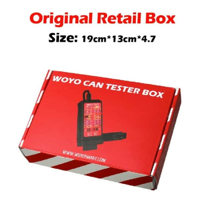 WOYO CTB007 CAN Tester Box 12V 24V OBD2 Breakout Box with 27 in / 59 in Cable Cable for All Car Automotive Diagnostic Tool, CTB007 – Bild 10