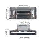 SHUNWEI SD-1405 1 Pair Car Safety Stopper Buckle Seat Belt Clip, Car Safety Stopper – Bild 2