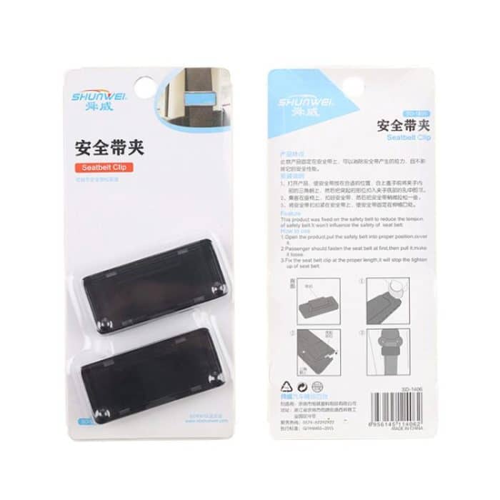 SHUNWEI SD-1405 1 Pair Car Safety Stopper Buckle Seat Belt Clip, Car Safety Stopper – Bild 5