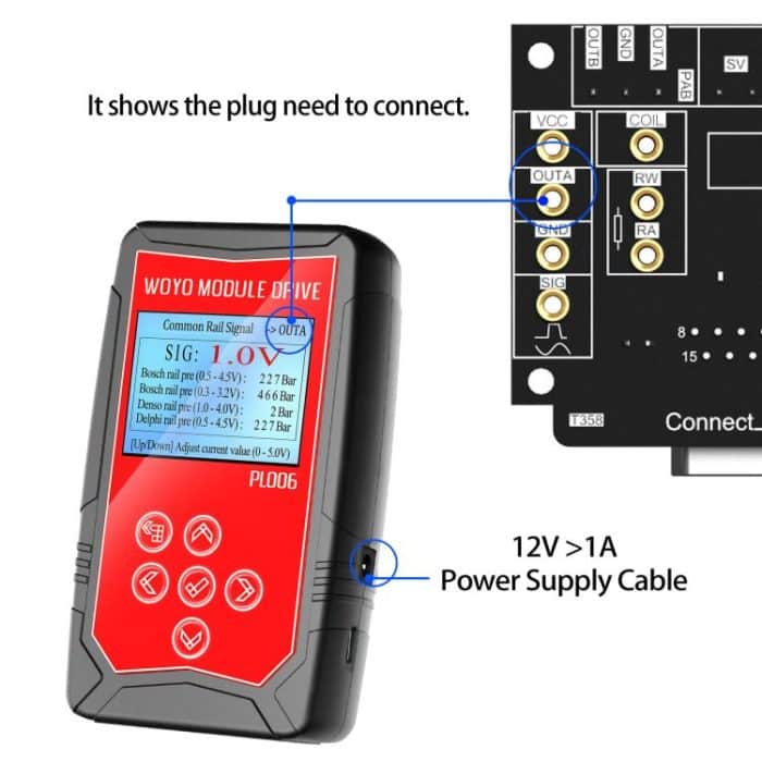 WOYO PL006 Automotive Component Sensor Offline Drive Tester for Automotive Maintenance and Inspection Sensors Auto tools, PL006 – Bild 4