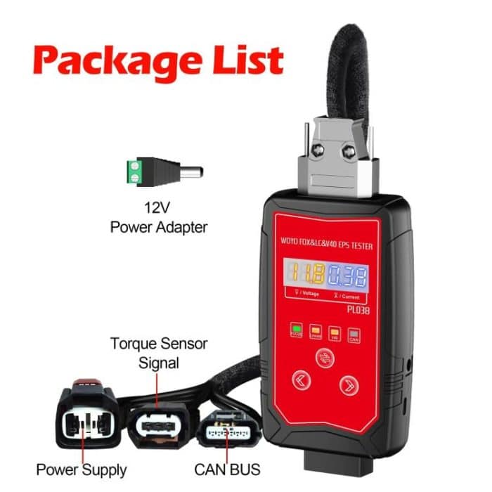 WOYO PL038 For Ford Focus, Kuga, Explorer, Lincoln, Volvo V40 Iron Shell Electric Power Steering Wheel Motor EPS Tester, PL038 – Bild 2