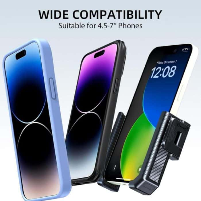 Carbon Fiber Texture Bicycle Non-slip Scooter Phone Holder – Bild 9