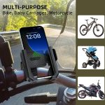 Carbon Fiber Texture Bicycle Non-slip Scooter Phone Holder – Bild 10