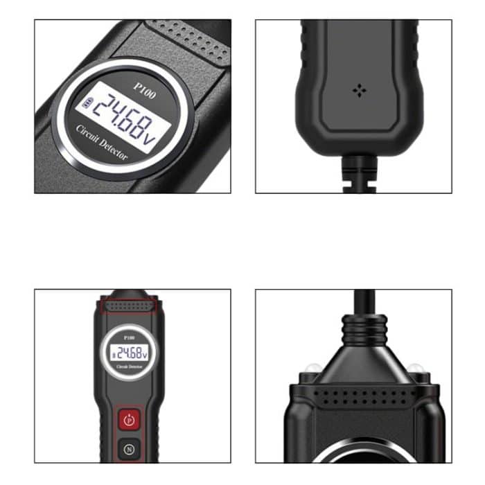 P100 5V-40V Electric Circuit Tester, Two Power Supply, Cable Length: 1.53m, P100 – Bild 5