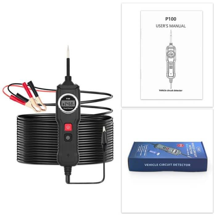 P100 5V-40V Electric Circuit Tester, Two Power Supply, Cable Length: 1.53m, P100 – Bild 6