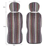 TIROL T25941 Doppelter Vordersitz-Schutzbezug für Autos im Ethno-Stil – Bild 2