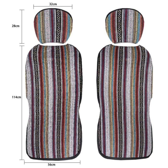TIROL T25941 Doppelter Vordersitz-Schutzbezug für Autos im Ethno-Stil – Bild 2