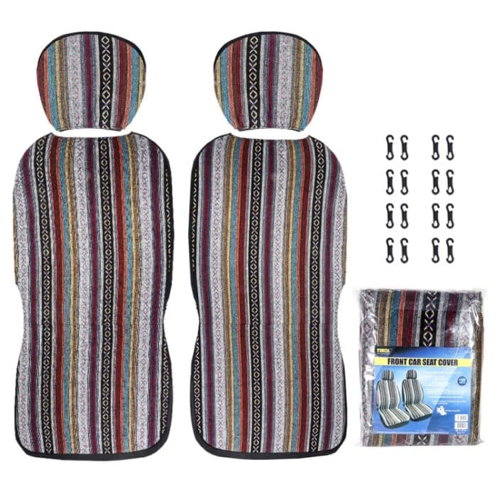 TIROL T25941 Doppelter Vordersitz-Schutzbezug für Autos im Ethno-Stil – Bild 3