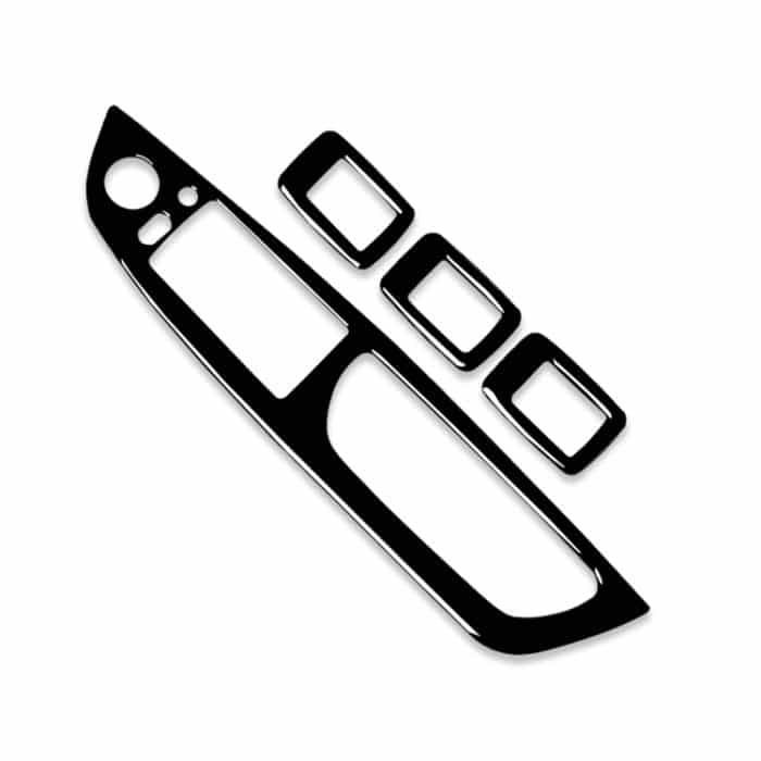 CAR5671B.jpg Auto-Fensterheberverkleidung für den rechten Antrieb + dekorativer Aufkleber für den Startknopf für BMW X5 E70 2008–2013/X6 E71 2009–2014, Window Lift Panel, Right – Bild 1