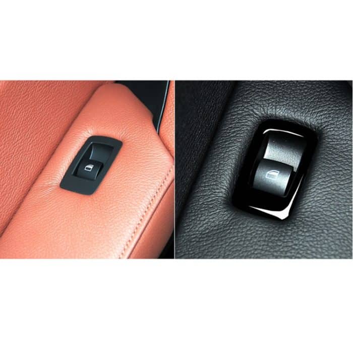 Auto-Fensterheberverkleidung für den linken Antrieb + dekorativer Aufkleber für den Startknopf für BMW X5 E70 2008–2013/X6 E71 2009–2014, Window Lift Panel, Left, Basic Version – Bild 7