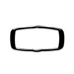 Auto-Scheinwerferschalterrahmen, dekorativer Aufkleber für BMW 2008–2013, Headlight Switch Frame – Bild 2