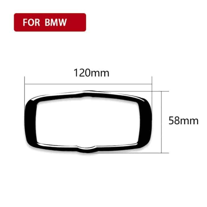 Auto-Scheinwerferschalterrahmen, dekorativer Aufkleber für BMW 2008–2013, Headlight Switch Frame – Bild 5