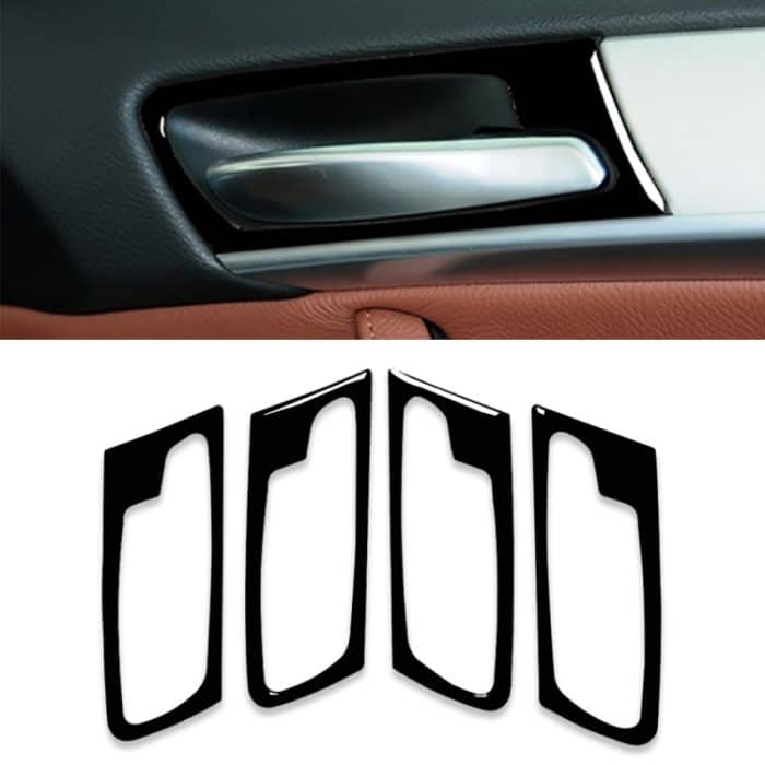 4-teiliges Set für BMW X5 E70 2008–2014, dekorative Aufkleber für Autotürgriffe, universeller linker und rechter Antrieb, Door Handle – Bild 1