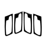 4-teiliges Set für BMW X5 E70 2008–2014, dekorative Aufkleber für Autotürgriffe, universeller linker und rechter Antrieb, Door Handle – Bild 2
