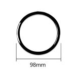 4 Stück / Set Autotürhupenring dekorativer Aufkleber für BMW X5 E70 2008-2013 / X6 E71 2009-2014, Links- und Rechtsantrieb Universal, Door Horn Ring 4pcs – Bild 2