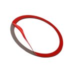 4 Stück / Set Autotürhupenring dekorativer Aufkleber für BMW X5 E70 2008-2013 / X6 E71 2009-2014, Links- und Rechtsantrieb Universal, Door Horn Ring 4pcs – Bild 3