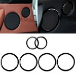 6 teile/satz Auto Tür Hupe Ring Dekorative Aufkleber für BMW X5 E70 2008-2013 / X6 E71 2009-2014, links und rechts Antrieb Universal, Door Horn Ring 6pcs
