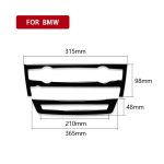 Auto-Klimaanlagen-Dekoraufkleber-Set für BMW E70 X5 2008–2013 / E71 X6 2009–2014, Links- und Rechtsantrieb, universell, Air Conditioner – Bild 6