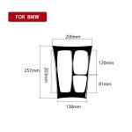 Auto-Aufkleber für linkes Antriebsrad, dekorativer Aufkleber für BMW X5 E70 2008–2013/X6 E71 2009–2014, Left Drive Gear Panel – Bild 5